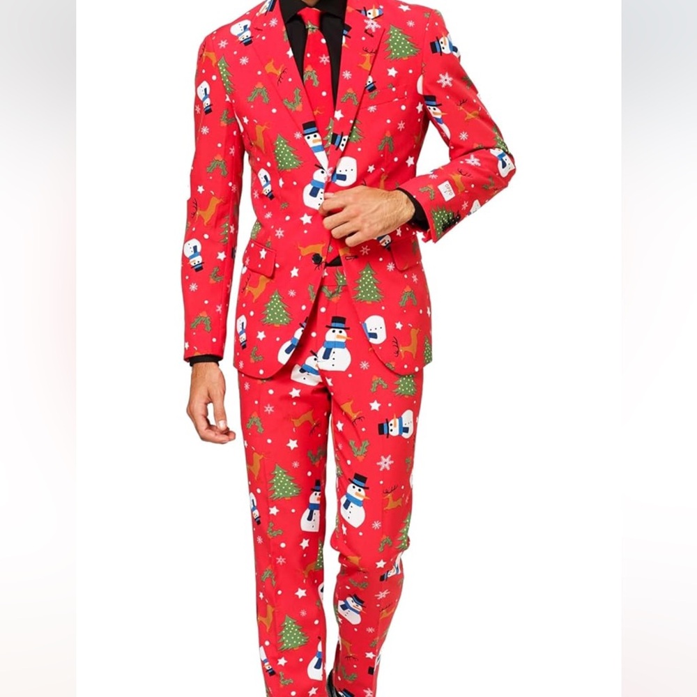 Christmas snowman suit